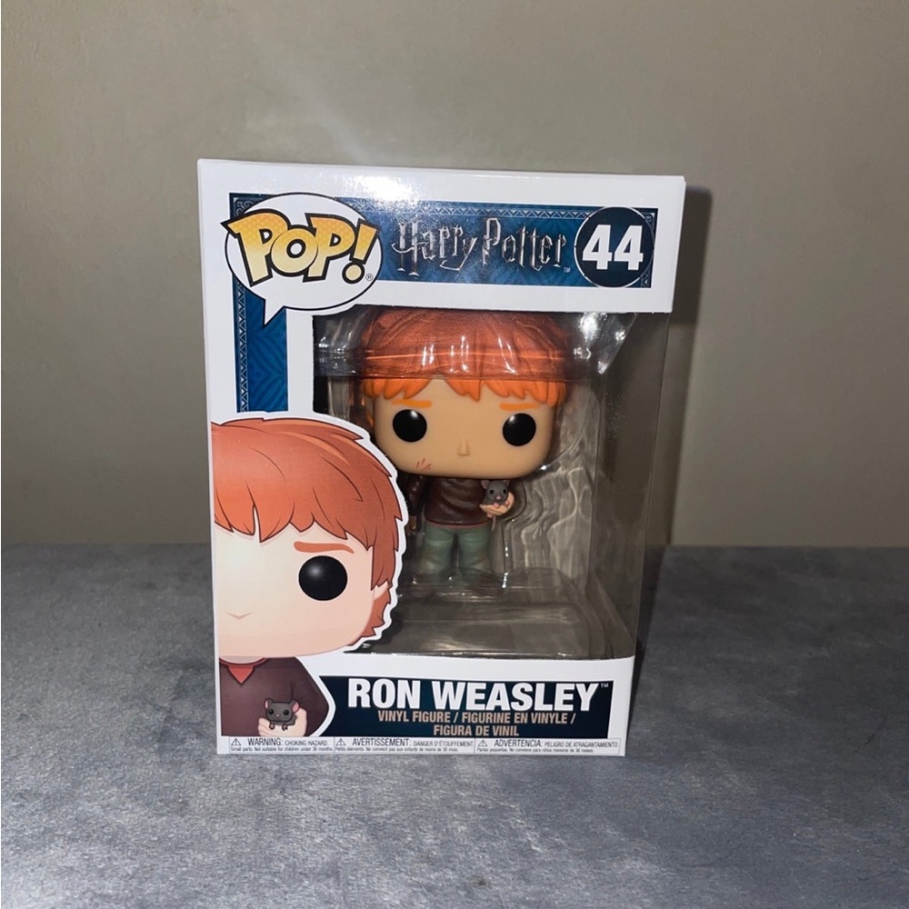 Funko Pop 44 Harry Potter Ron Weasley with scabbers